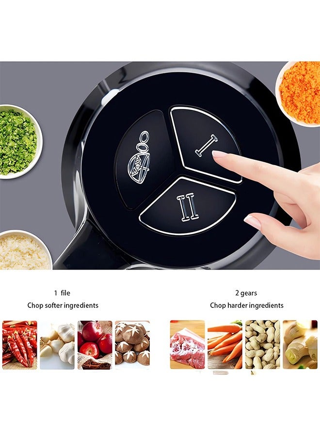 5L Meat Grinder,Stainless Steel Food Chopper,High Power Blender,Sharp Blades,Easy to Clean,Suitable for Home/Restaurants - Image 2