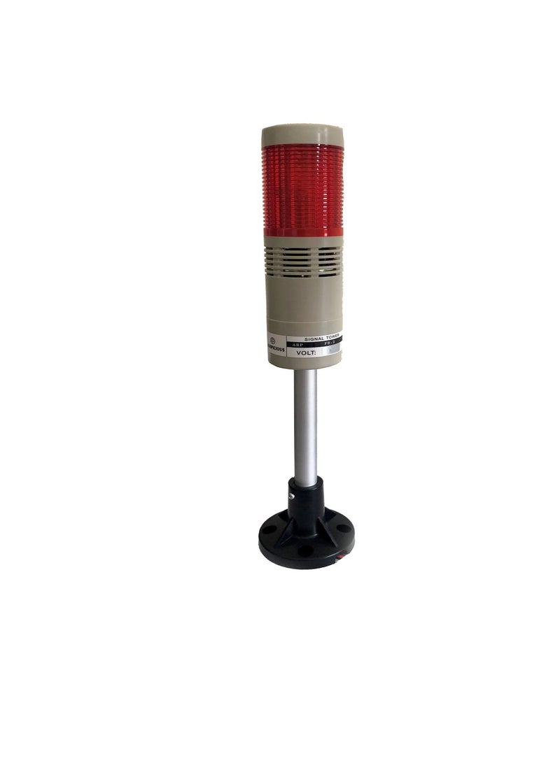 Auspicious Tower Light with Buzzer 50mm Red Flashing ARPFB5 220V - Image 3