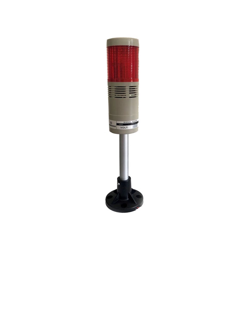 Auspicious Tower Light with Buzzer 50mm Red Flashing ARPFB5 220V - Image 2