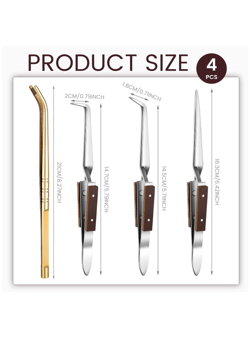 Excefore 6 Pcs Jewelry Soldering Kit Include 2 Honeycomb Soldering Block 1 Copper Tongs 3 Soldering Tweezers, Ceramic Soldering Boards Solder Plate Jewelers Making Melting Casting Tools Supplies - Image 2