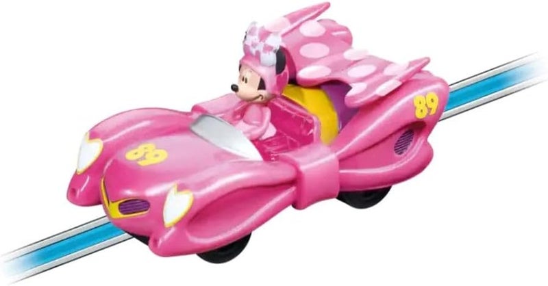 Carrera Mickey On Tour 2.4 Meter Track Slot Car Toy Set - Image 4