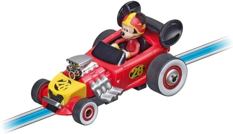 Carrera Mickey On Tour 2.4 Meter Track Slot Car Toy Set - Image 3