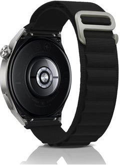 Generic Alpine Loop 22mm Compatible With Xiaomi Watch S1/S1 Active/Mi Watch, Durable Sport Nylon Strap With Titanium G Hook  Black  - Image 5