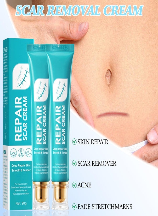 Nmoiat 2pcs Scar Cream for Men And Women, Scar Repair Cream, Skin Smoothing Firming, Skin Scar Removal Repair for Surgical Scars - Image 4