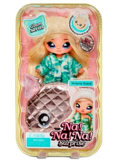 Na! Na! Na! Surprise Na! Na! Na! Surprise Na 2-in-1 soft 19 cm fashion doll Glam Series Victoria Grand Fashion Doll And Metallic Chihuahua Purse  - Image 1
