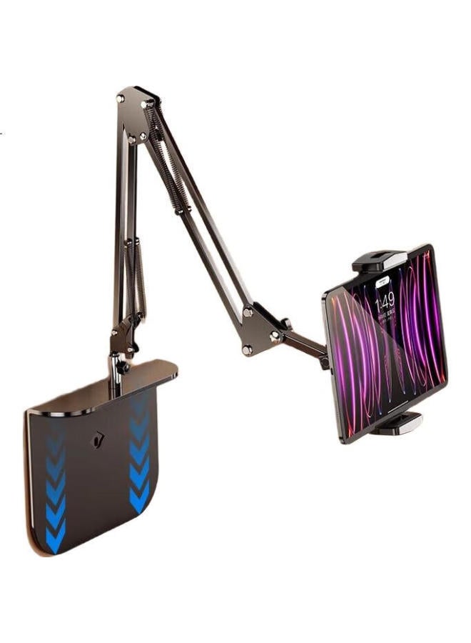 Lingchen 【Clip-Free Hidden】Tablet Stand Bedside Lazy Phone Stand Ipad Desktop Multi-Function 360° Rotation Adjustment Bed Watching Live Video Shooting Support Stand - Image 2