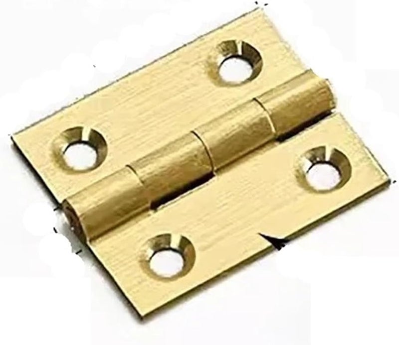Brass Color 1 Inch Frame Concealed Cabinet Door Hinge Vintage Furniture Hardware Fitting - Image 2