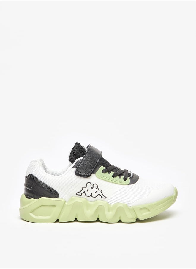 Kappa - Boys' Textured Sports Shoes with Hook and Loop Closure - Image 1