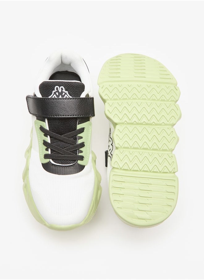 Kappa - Boys' Textured Sports Shoes with Hook and Loop Closure - Image 1