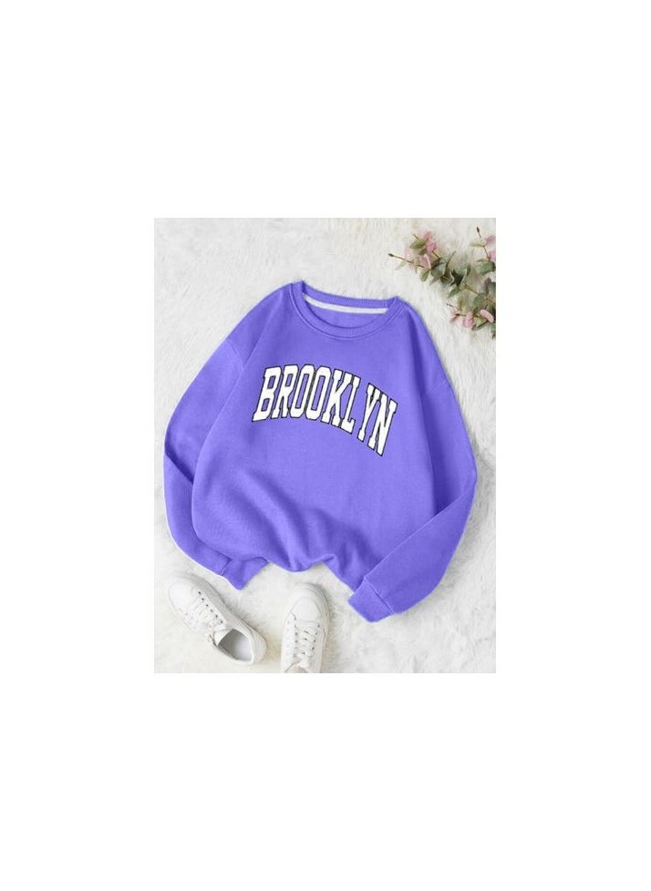 Generic - Stylish Women Hoodie Round Neck - Green - Image 1