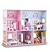 WISESTAR Large Princess Castle 3D Puzzles Model Dollhouse Kits for Girls 92PCS Fairytale House with Furniture Educational Toy Birthday for Kids and Adults Fit for Kids Over 8 Years - Image 3