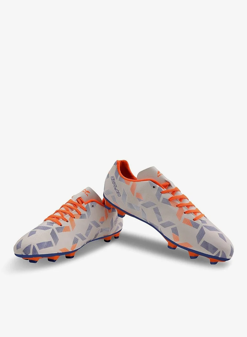 Nivia  Cpolar Football Stud Shoe - White/Orange  | Best Price UAE