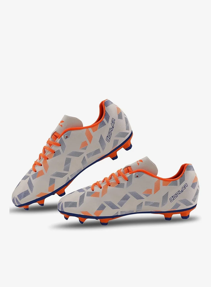 Nivia  Cpolar Football Stud Shoe - White/Orange  | Best Price UAE