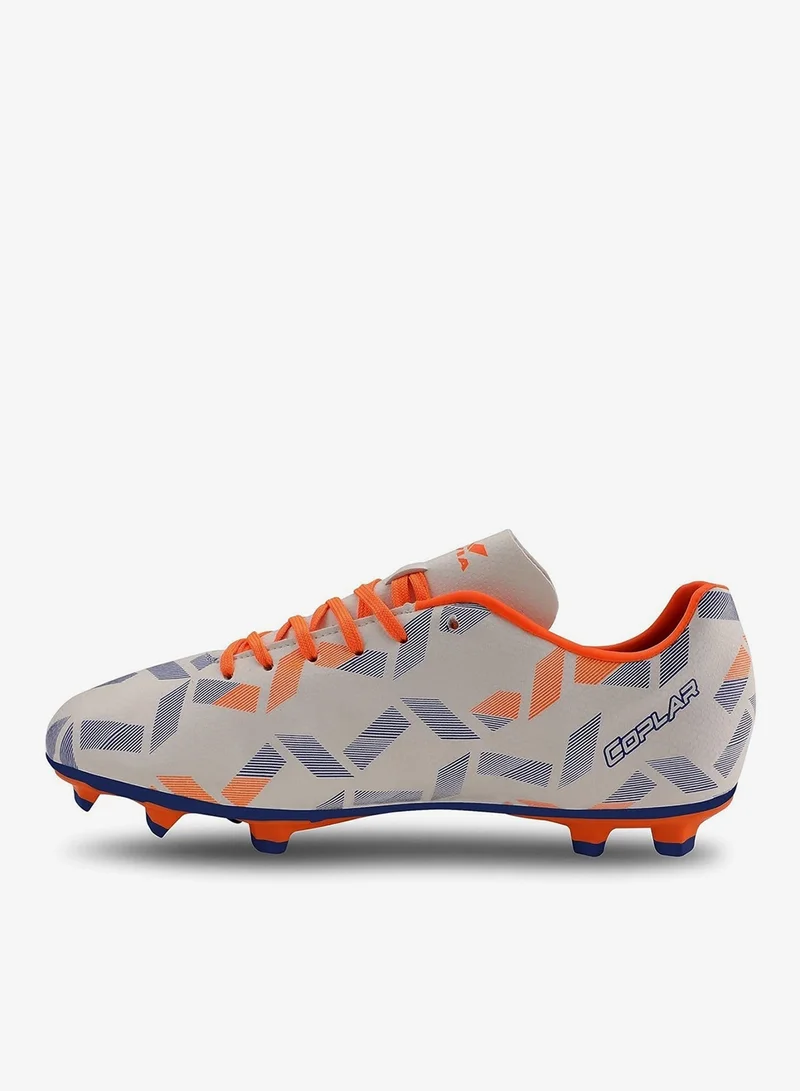 Nivia  Cpolar Football Stud Shoe - White/Orange  | Best Price UAE