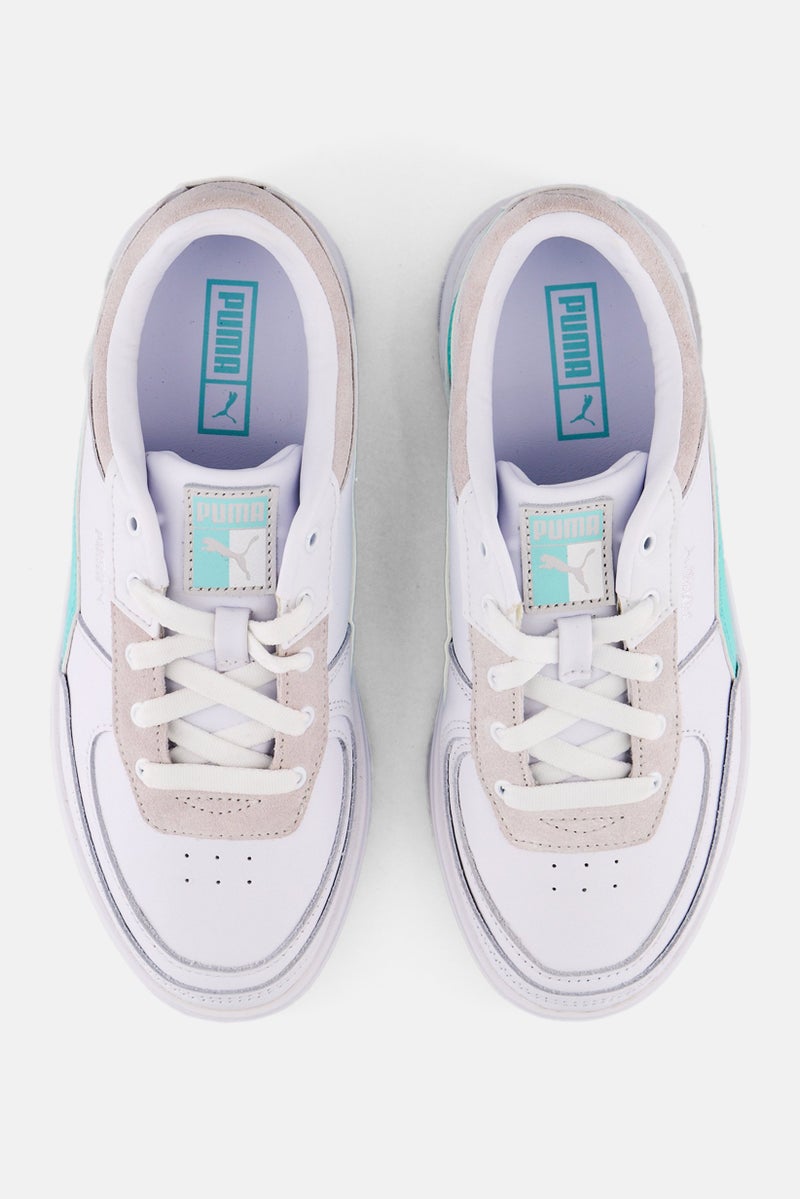 PUMA Women Cali Dream Lace Up Outdoor Shoes, White - Image 2