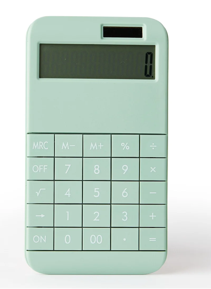 Prickly Pear Prickly Pear 'Count On Me' Calculator in Powder Blue - Functional and Stylish Desk Accessory