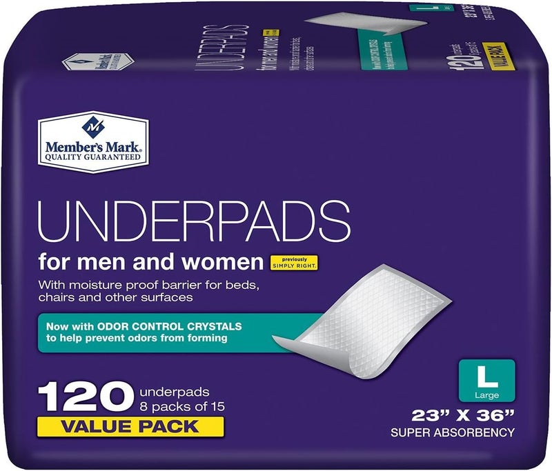 Members Mark Waterproof Large Mattress Cover 23 x 36 in White 120 Count - Image 1