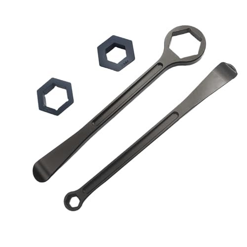 TIRGE Motorcycle Tyre Iron Tool Kit Raceline Levers Hex Wrench Spanner Head Tire Change 10mm 13mm 32mm 27mm 22mm 087 106051039 126 For EXC SX XC EXCF Dirt Pit Bike Black - Image 1