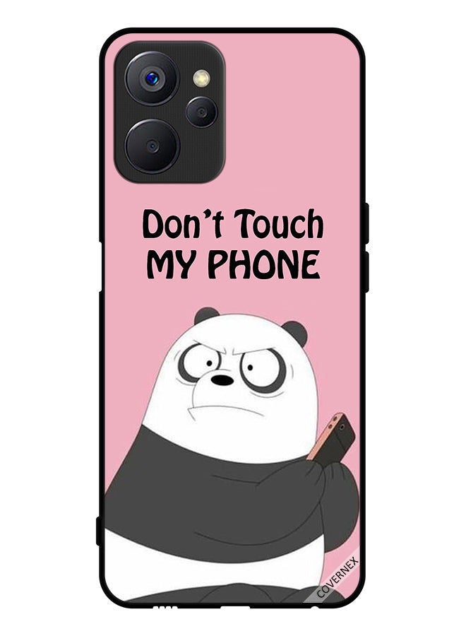 Covernex Protective Case Cover For Realme 9i 5G Don't Touch My Phone Panda - Image 1