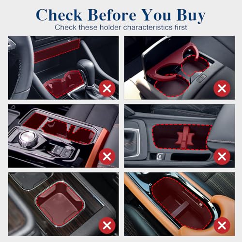 Zeyitian 2Pack Car Cup Holder Expander, Cup Holder Extender Adapter with Expandable Arm and Adjustable Base, Compatible with Yeti Ramblers, Hydro Flasks，Stanley, Owala Most Coffee Mugs Bottles & Cups - Image 3