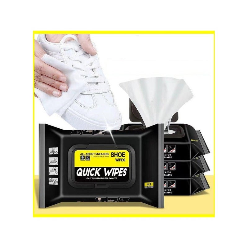 Shoe wipes 80 pcs wipes cleaner quick wipes for men and women disposable travel portable removes dirt,shoe cleaner product, natural - Image 2