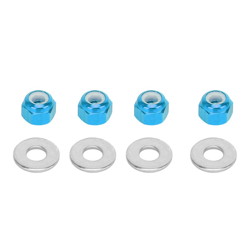 برغي قفل سداسي الملاءمة لسيارة سي آر wltoys 1/14 144001 - قطعة ترقية زرقاء A949-49R - Image 1