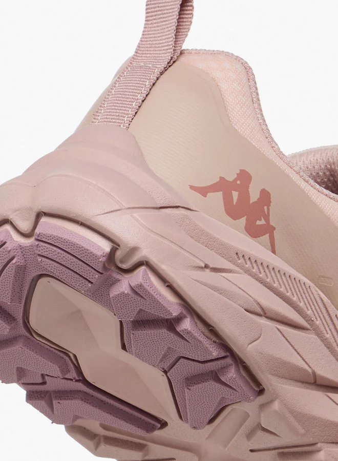 Kappa Girls' Panelled Sports Shoes with Hook and Loop Closure
