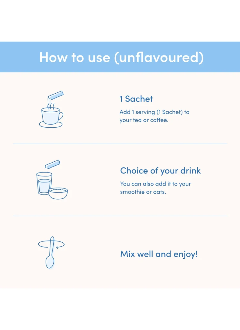 The Collagen Co Unflavoured Collagen Sachets - 210g