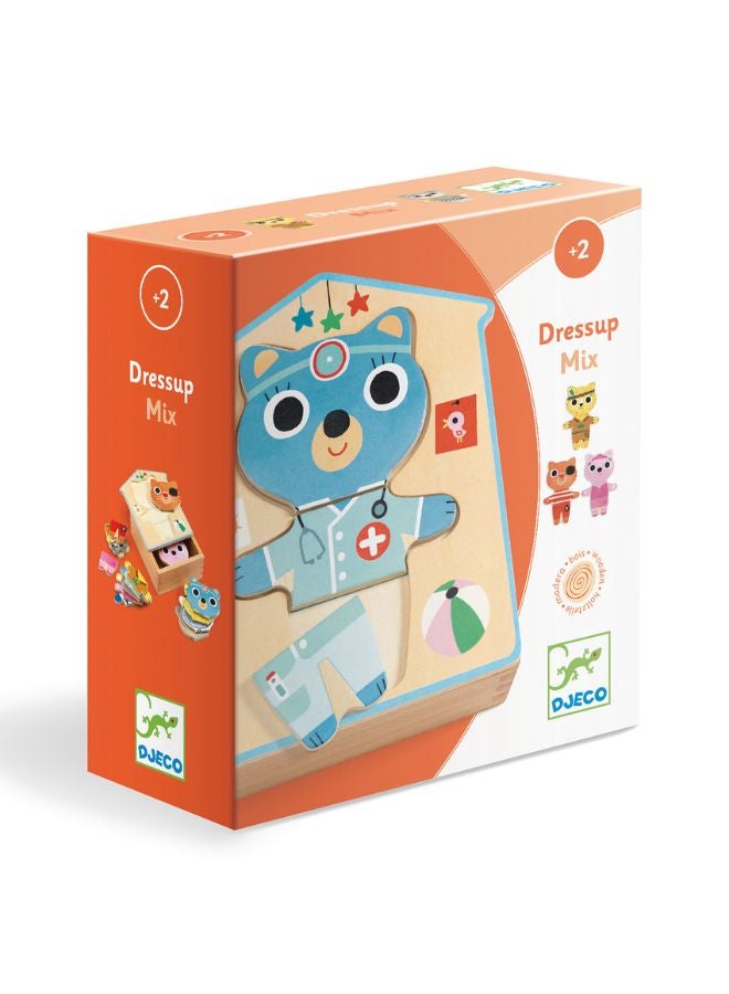 DJECO Dress Up Wooden Puzzle - Image 2