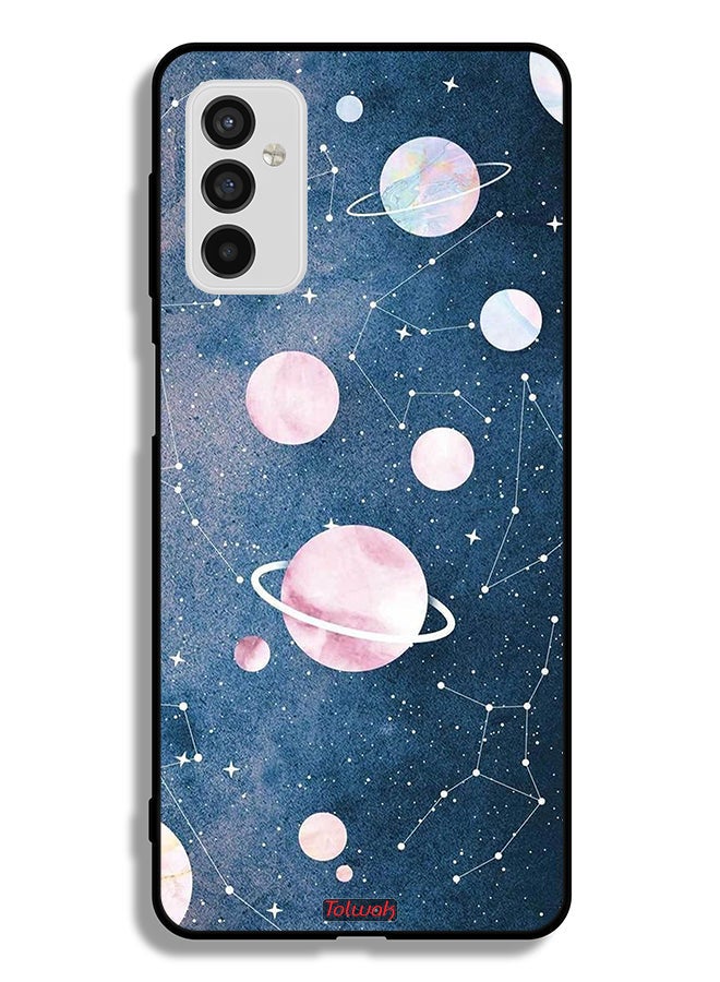 Tolwak Samsung Galaxy M52 5G Protective Case Cover Space Art - Image 2