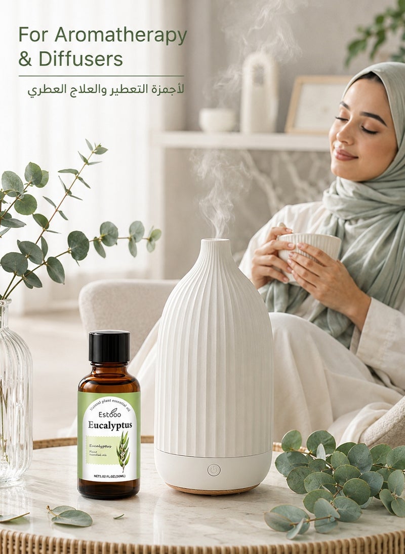 إستو زيت الأوكالبتوس العطري 30 مل – زيت عطري مُقطر طبيعيًا برائحة عشبية نظيفة ومنعشة لأجواء نقية ومريحة - Image 5