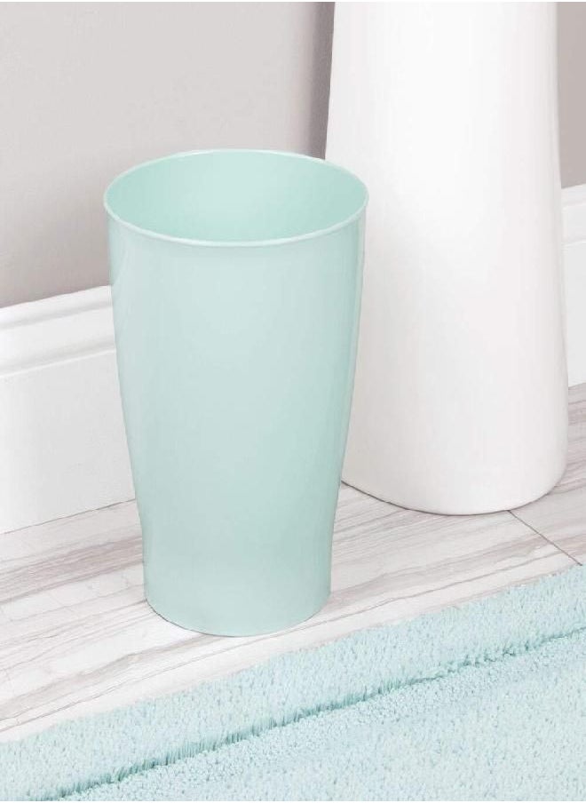 mDesign Round Plastic Bathroom Garbage Can, 1.25 Gallon Wastebasket, Garbage Bin, Trash Can for Bathroom, Bedroom, and Kids Room - Small Bathroom Trash Can - Fyfe Collection - Mint Green - pzsku/Z7F8174CF0D8F09085A0FZ/45/_/1692791254/5f42fa8f-4891-433c-ab77-de024e207507