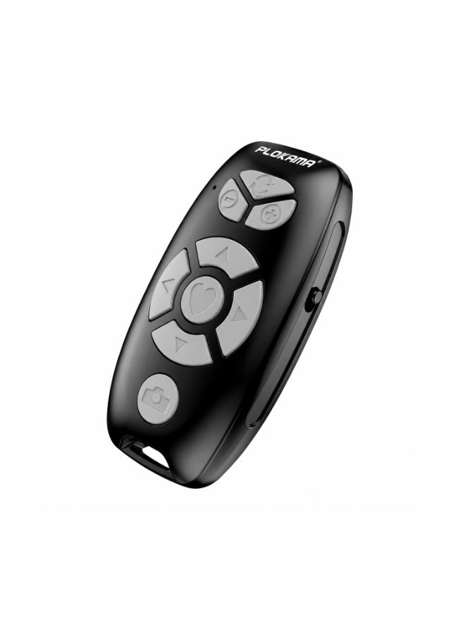 Plokama BT-20 10M Range Bluetooth Remote Control for Smartphones Wireless With Camera Shutter, Video Control, Media Navigation Portable Remote for Android & iOS Devices - Image 1