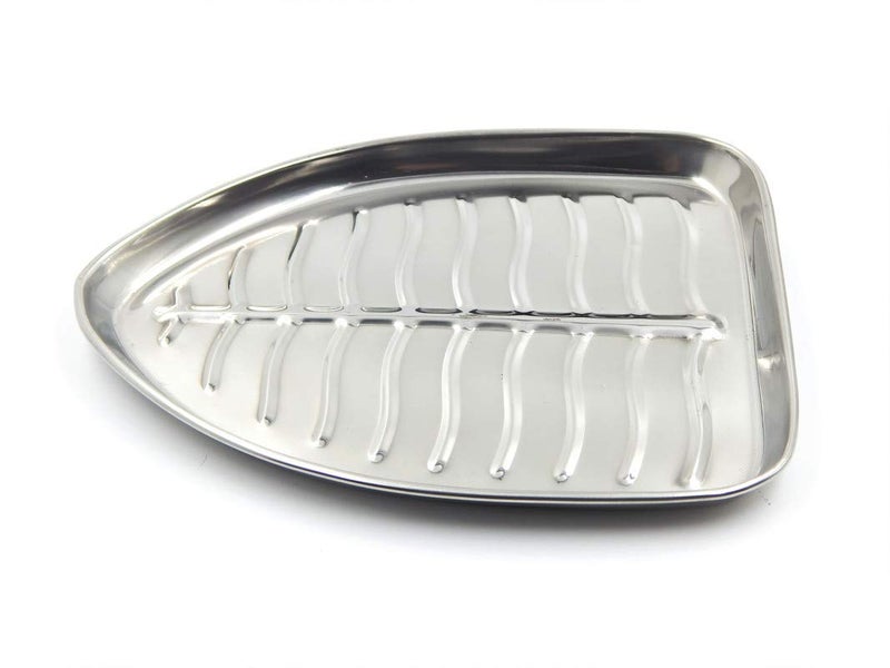 JEE ALTO Stainless Steel Leaf Shaped Snack Plates 1 Unit 6PcsSmall - Image 3