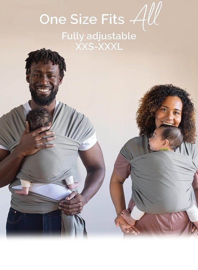 Baby Wrap Carrier Slings, Versatile Front-Facing Baby Sling Wrap Carrier, Adjustable Baby Carrier, Original Stretchy Infant Sling, Perfect for Newborn Babies and Children  - Image 4
