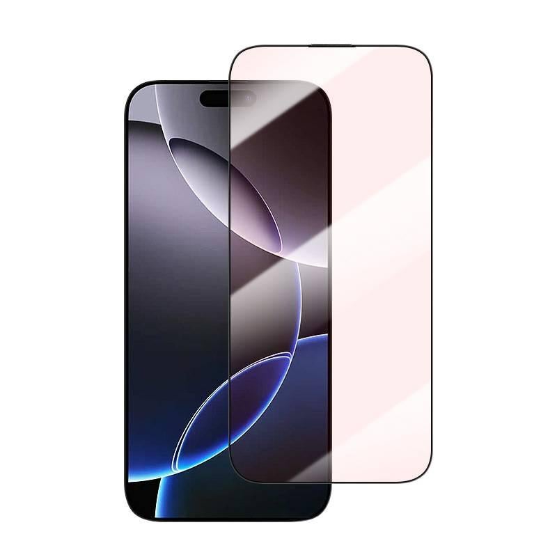 غطاء هاتف بGlass باللون شفاف لـ iPhone 15 / 15 Plus / 15 Pro / 15 Pro Max مع وضوح عالي ومقاومة بصمات الأصابع مع مقاوم للصدمات مع حماية من السقوط مع حماية من الضوء الأزرق للسفر - Image 1