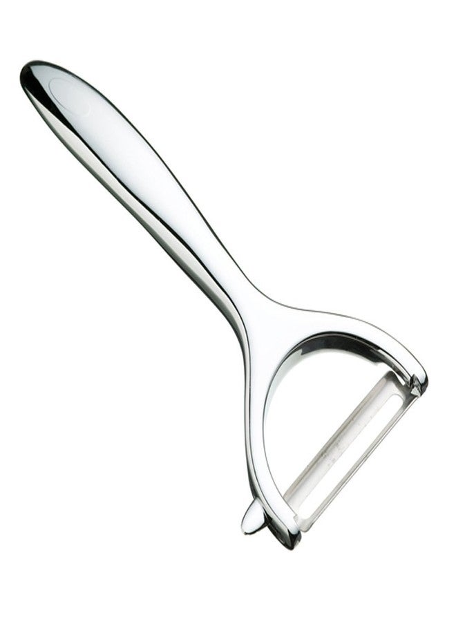 Master Class MasterClass KitchenCraft KCMCYP Heavy Duty Y-Shaped Swivel Potato Peeler, Silver - Image 1