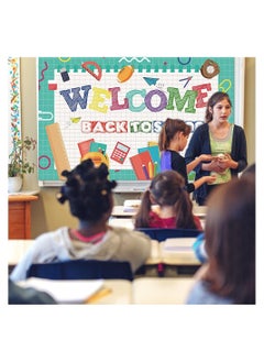 Generic Welcome Back to School" Banner, Backdrop for the First Day of School, School Party Decoration Supplies, Classroom, Office, Indoor and Outdoor - 110 x 180 cm Up to Date Egypt 01222143812  - Image 4