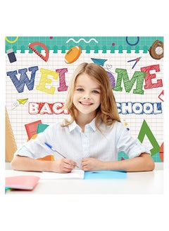 Generic Welcome Back to School" Banner, Backdrop for the First Day of School, School Party Decoration Supplies, Classroom, Office, Indoor and Outdoor - 110 x 180 cm Up to Date Egypt 01222143812  - Image 2