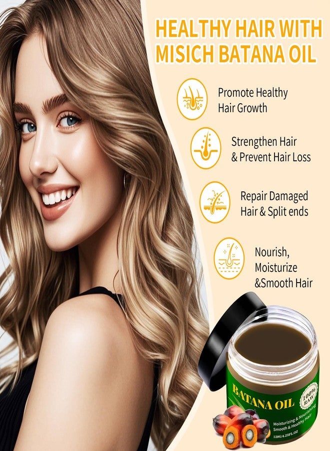 YAFUSIPE Batana Oil Paste For Hair Growth Treatment, Dr. Sebi Cold Pressed Raw Unrefined 100% Natural Pure Batana Oils Hair Mask Prevent Hair Loss, Enhances Thickness for Women Men 4.23 Floz - Image 5