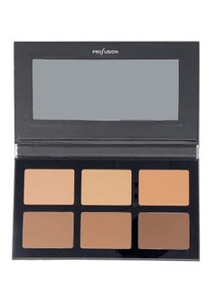 Pro Contour Palette Portable, Thin And Lightweight Professional 3 Bronze & 3 Matte Highlight Colors With Full Length Mirror
