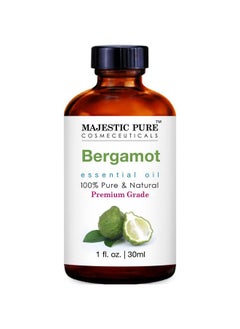 Majestic Pure Bergamot Essential Oil | 100% Pure And Natural Bergamot Oil | Premium Grade Essential Oils For Hair Care, Home Diffusers, Skin, Aromatherapy, Massage And Humidifiers | 1 Fl Oz  - Image 2