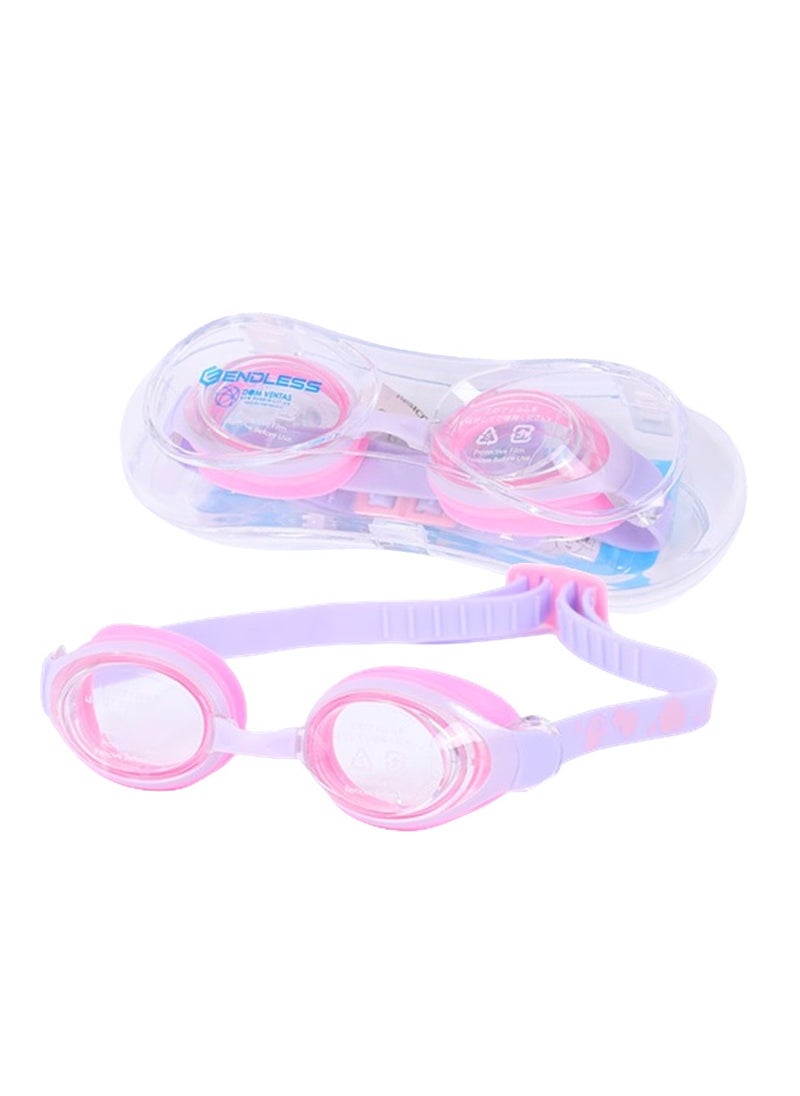 ENDLESS  Premium Swimming Goggle with Anti-Fog and UV Protection | Stylish 180 Degree Wide View Glasses | Soft Silicone Gasket for Leak Proof | With Hard Case  - Image 1