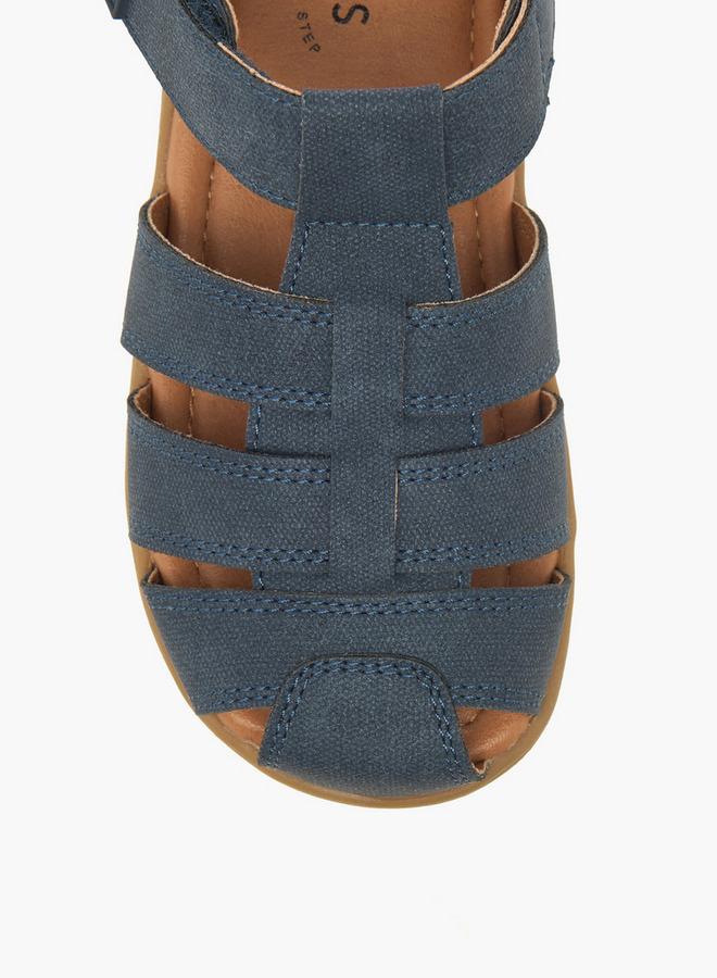 JUNIORS Boys Gladiator Hook & Loop Sandals - Image 3