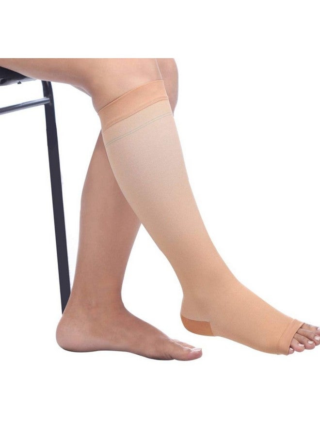 DYNA جوارب ضغط طبية من دينا قطنية للأوردة الدوالية - تحت الركبة (كبير) - Image 1