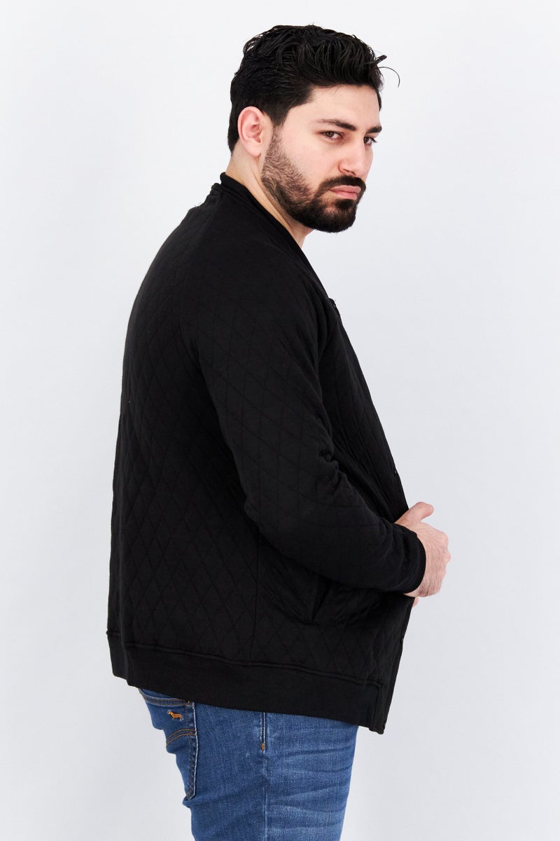 Sovereign Code Men Princeton Bomber Jacket, Black - Image 3