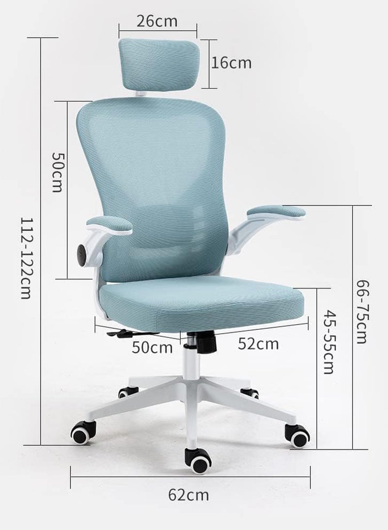 MONOGUE Ergonomic Mesh Office Desk Chair with Headrest and Lumbar Support Comfortable High Back - Image 3