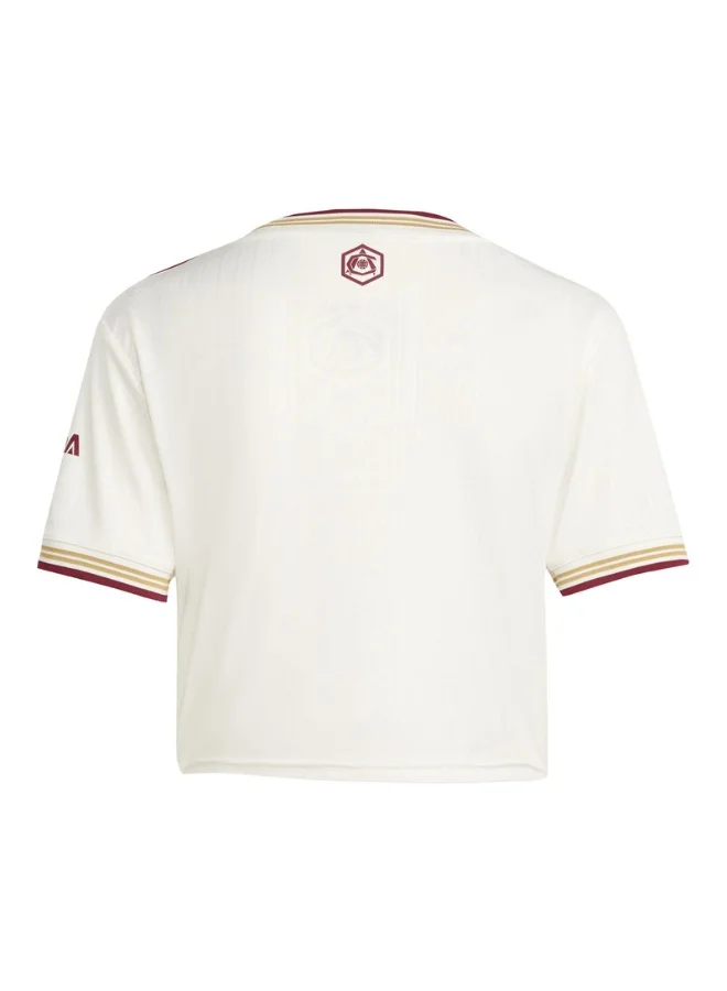 Adidas Adidas Afc 3 Jsy Wc White Jersey (Short Sleeve) Jerseys For Women