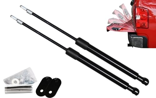 TENKIDOM Pickup Tailgate Assists Compatible with Toyota Tundra XK50 2nd 20072021 Shock Lift Supports Rear Gas Dampers Springs Kit NoDrill Bolton - Image 1