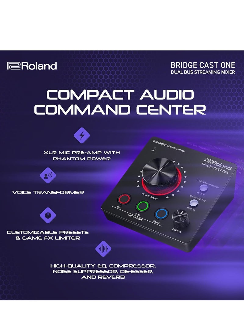 Roland - Roland Bridge Cast One Compact Dual Bus Streaming Mixer - Image 1